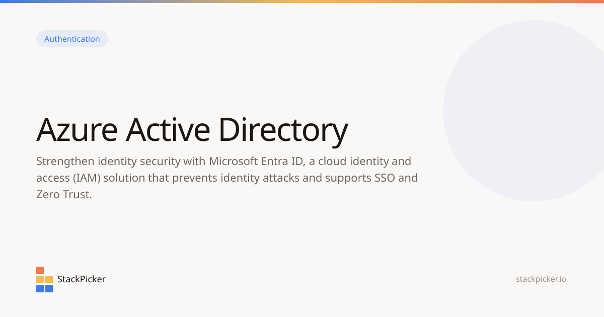Azure Active Directory | StackPicker