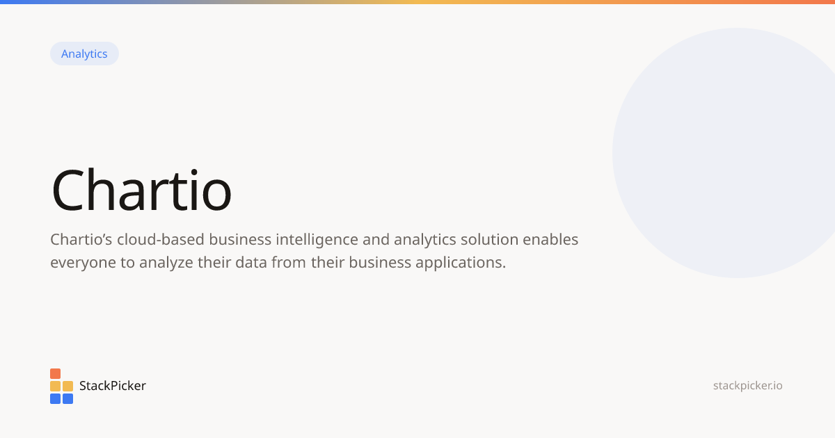 Chartio | StackPicker